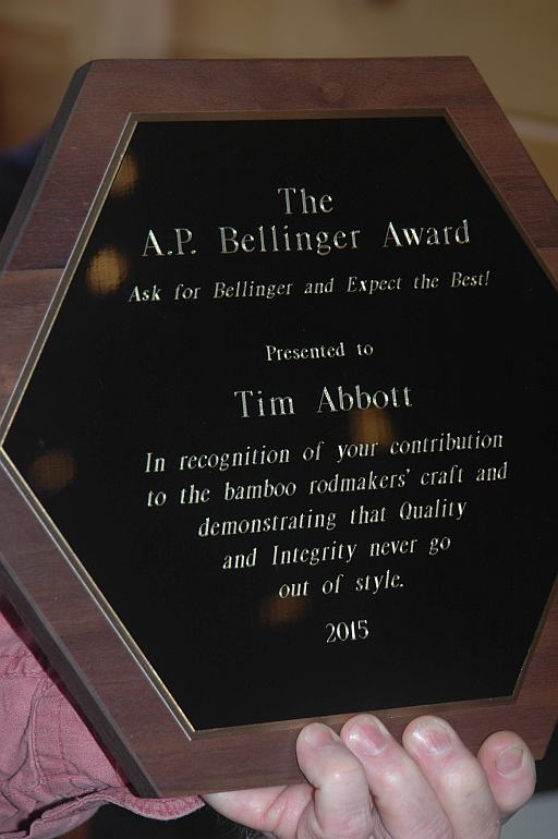 Bellinger Award Plaque